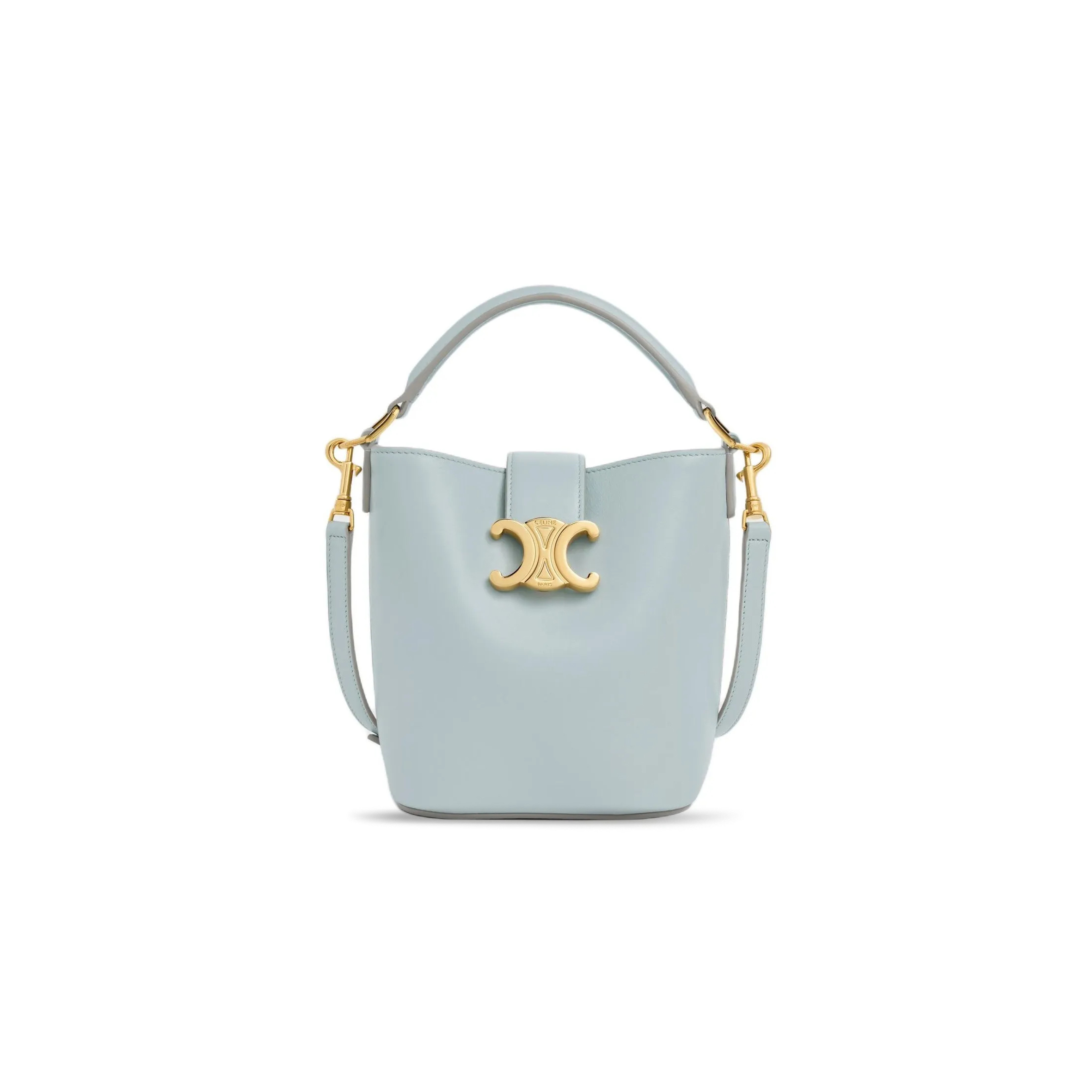 CELINE MINI BUCKET LOUISE IN SMOOTH CALFSKIN 10N473GHJ.07IC (13.5*16*10cm)
